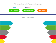 Tablet Screenshot of clean-future.com